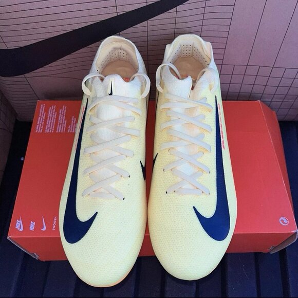 NEW Nike Zoom Vapor 16 Pro KM FG Kylian Mbappe Yellow Soccer FQ8689-800 Size 8.5 - Picture 3 of 6